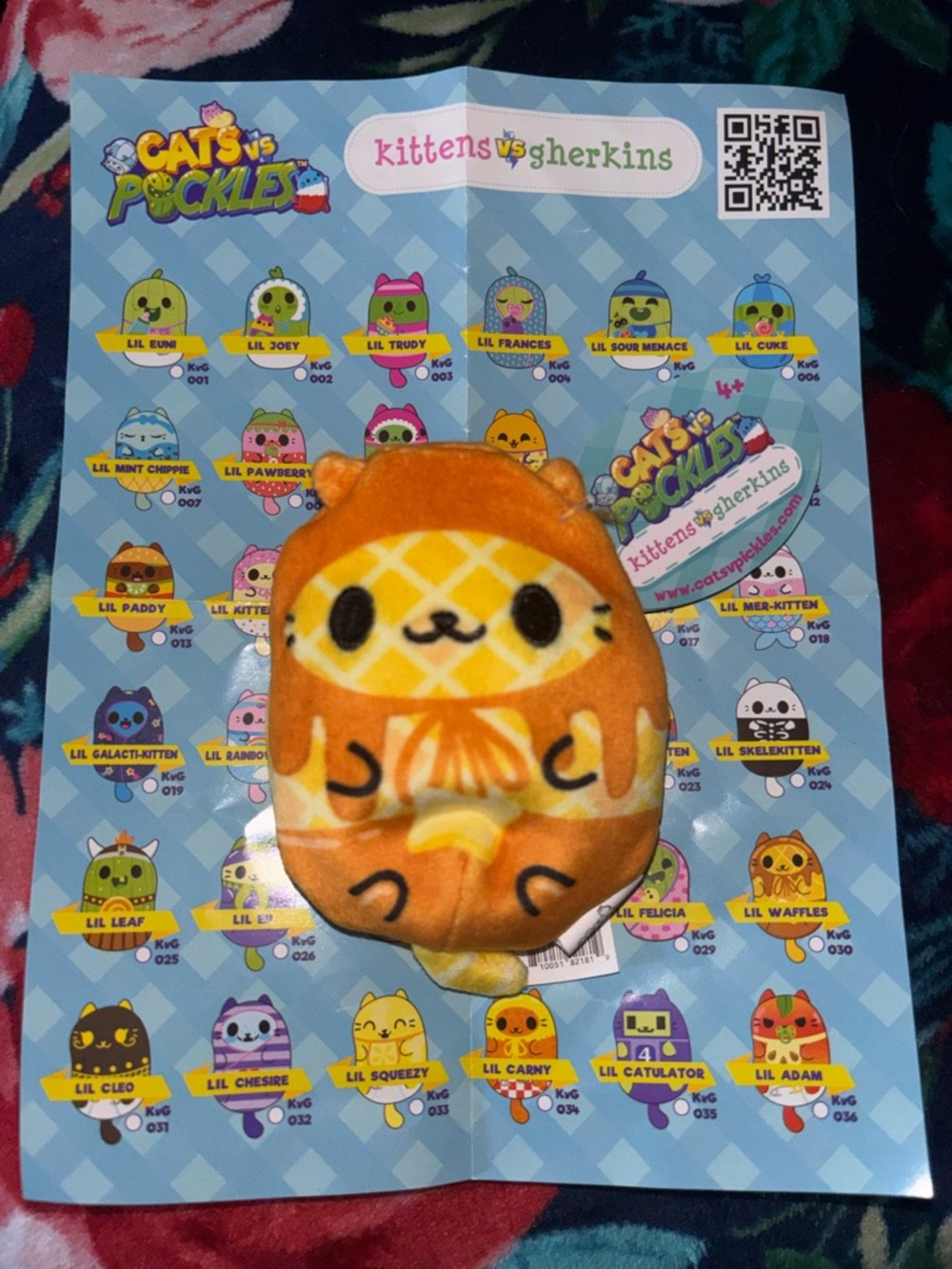 Cats vs Pickles Kittens vs Gherkins Orange Pineapple Plush